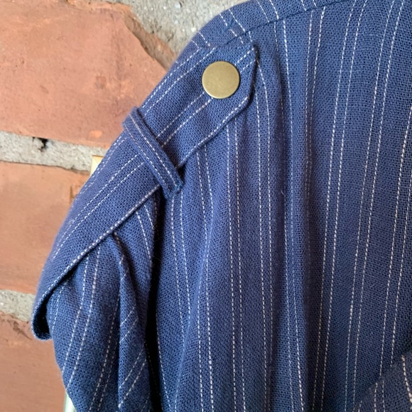 Now & Gen Sonoma Duster Denim Cornflower Blue NWT - Picture 3 of 12